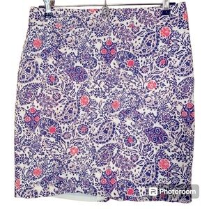 Ann Taylor petite size 2P Floral mini skirt